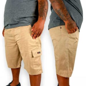 Bermuda Plus Size de Sarja com Bolsos na Lateral Via Lance