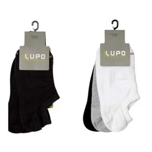 Meia sapatilha kit com 3 peças Lupo - 37 ao 40