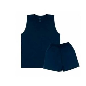 Pijama Masculino Plus Size Regata com Shorts 100% Algodão Rei Malhas