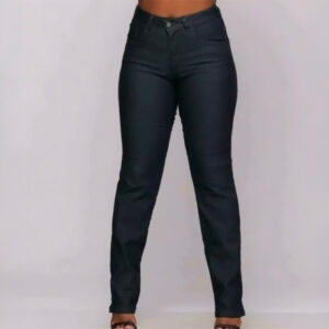 Calça Jeans Básica com Cós na Cintura e Elastano Shiro´s