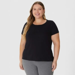 Blusa Baby Look Plus Size 100% Algodão Malwee